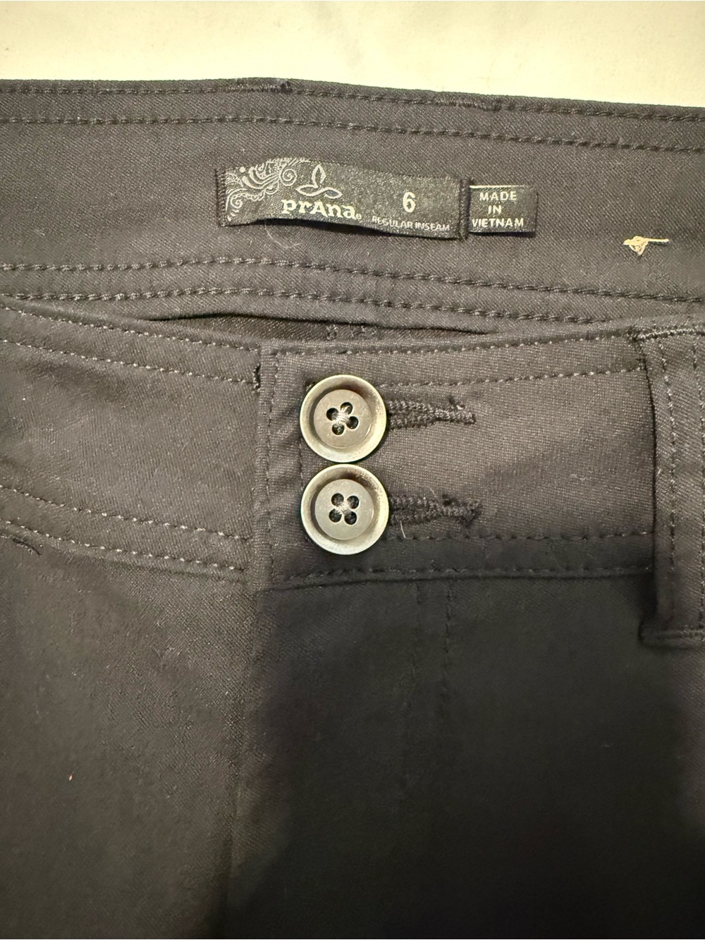 Prana Halle Women’s Black Pants Size 6 - Picture 4 of 12